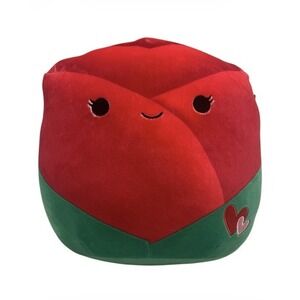 Squishmallows Walsh the Red Rose 2023 Valentine Plush Stuffed Animal Toy 8 Inch